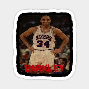 Charles Barkley Vintage Magnet