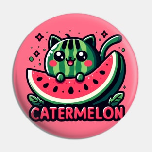 Catermelon Fruity Watermelon Cat Pin