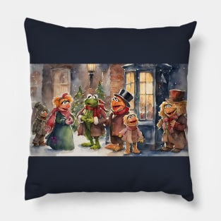 Muppett Christmas Pillow