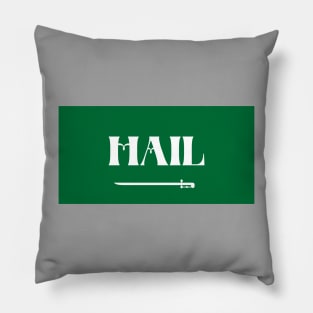 Hail City in Saudi Arabian Flag Pillow