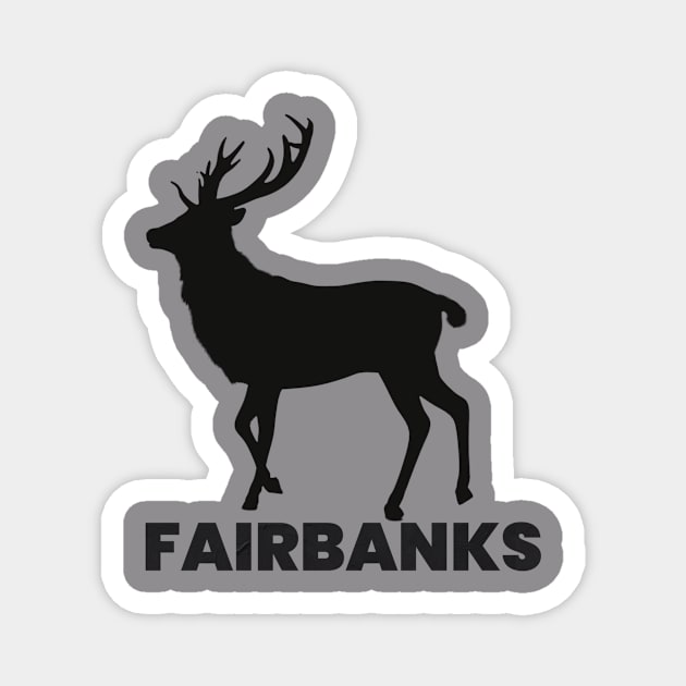 fairbanks moose Magnet by Sher-ri