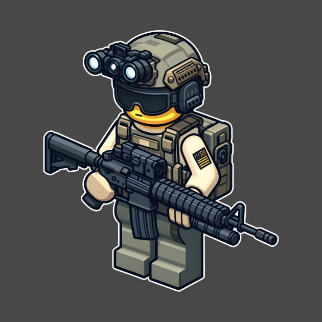 Tactical LEGO by Rawlifegraphic