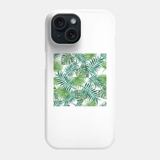 Palm Leaf Print Phone Case