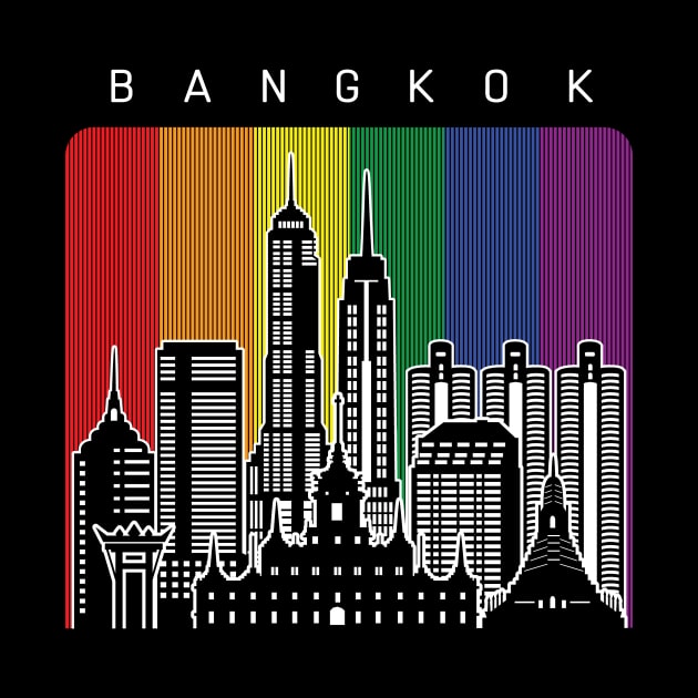 Bangkok LGBT Flag by travel2xplanet