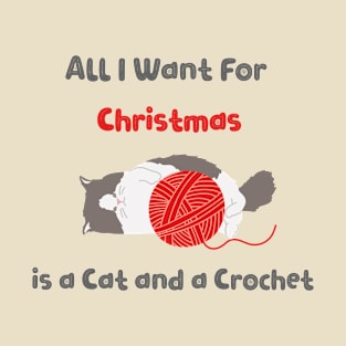 All I want for Christmas is a Cat and a Crochet T-Shirt