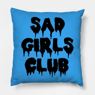 Sad Girls Club in Black Pillow