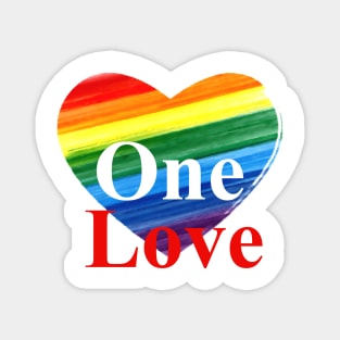 One Love Everywhere !!!!! Magnet