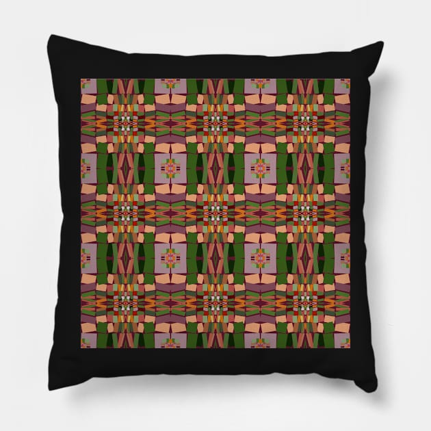 Geometric pattern in ethnic style. Pillow by IrinaGuArt