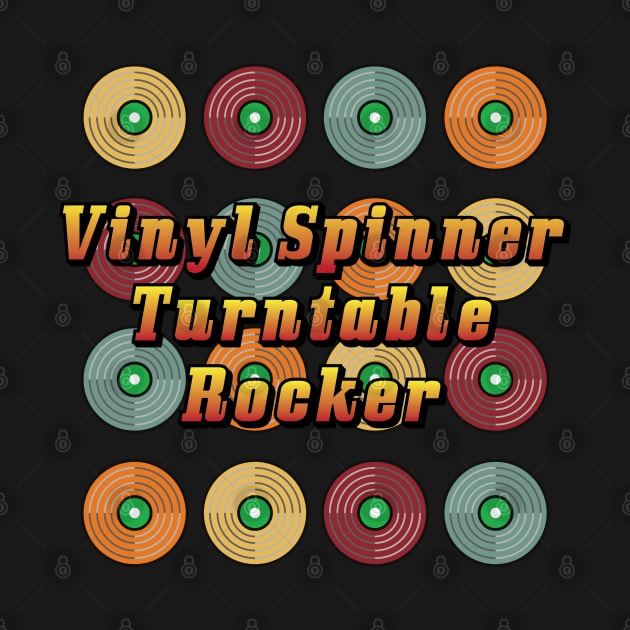 Record Collector and Vintage Vinyl Lover Turntable Music by Riffize