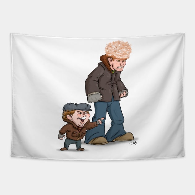 A Christmas Story Bullies Tapestry by OptionJoe Art