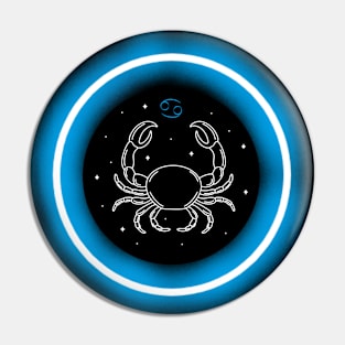 Neon Light Effect Cancer Pin