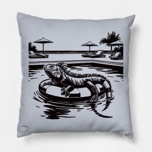 Iguana Vaycay Pillow