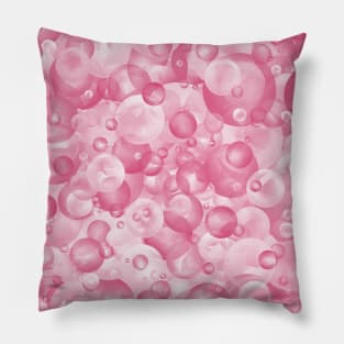 Pink Bubble Gum Pattern Pillow