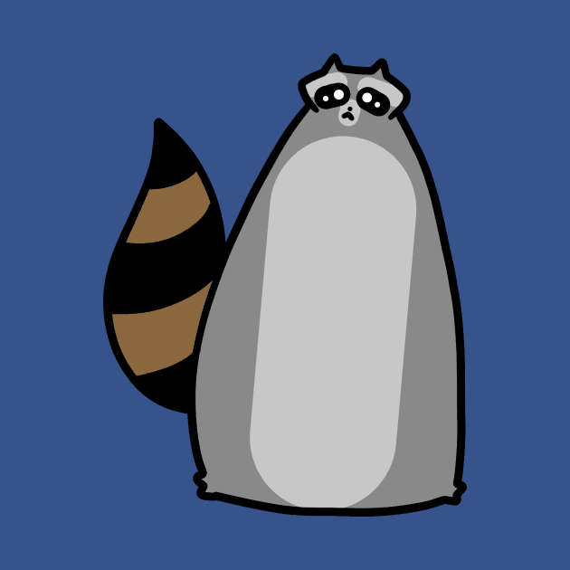 Big Fat Raccoon by saradaboru