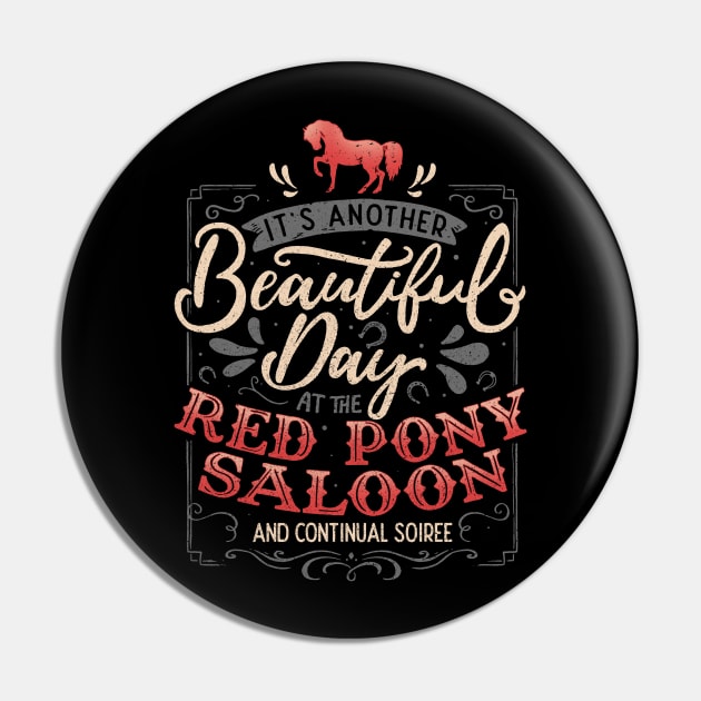 It's another beautiful day at the red pony saloon and continual soiree Pin by Tobe_Fonseca