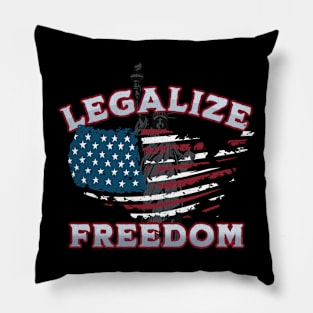 Freedom Fighters "Legalize Freedom" Pillow