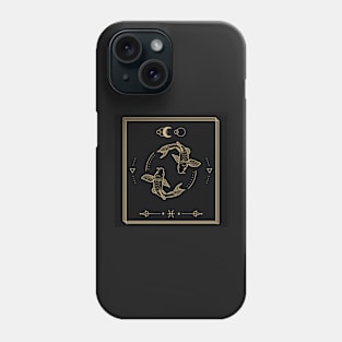 zodiac Pisces sign Phone Case