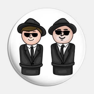 Little Blues Bros Pin