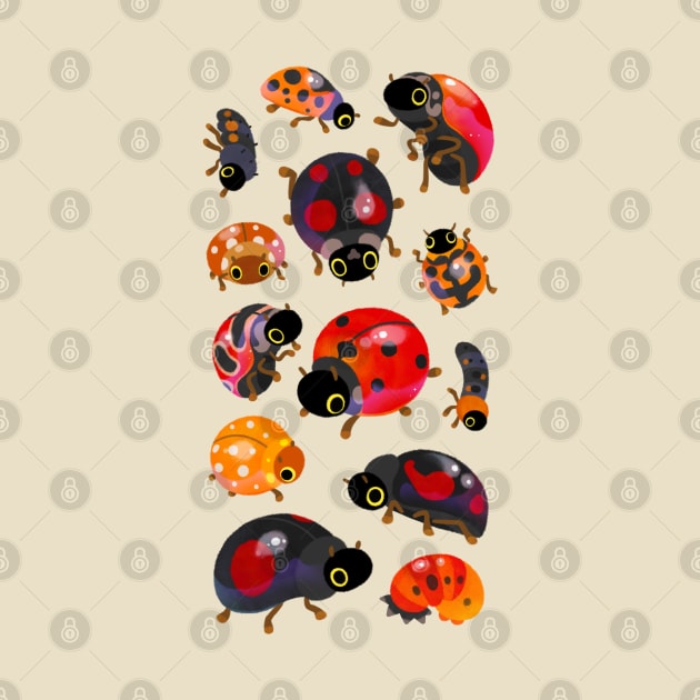 Lady beetles by pikaole