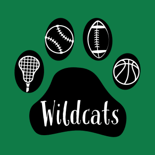 Wildcats sports paw T-Shirt