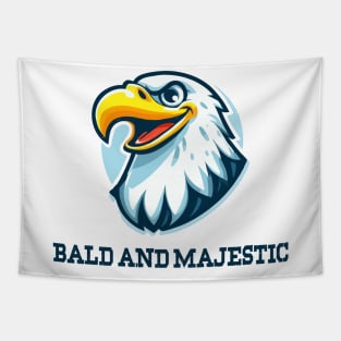 Bald and Majestic Eagle illustration Tapestry