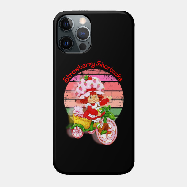 Vintage Cute Strawberry - Strawberry Shortcake - Phone Case