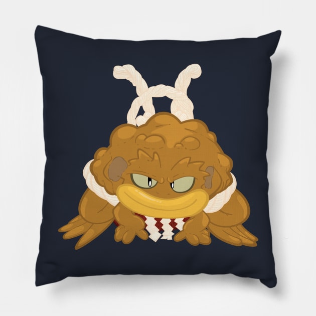 Sumo Toad Pillow by Sympull