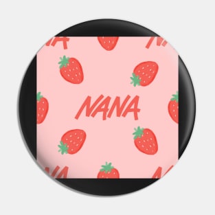 Nana anime strawberry pattern Pin