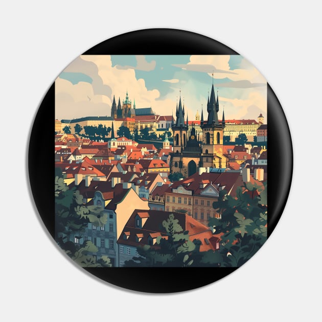 Czechia Pin by ComicsFactory