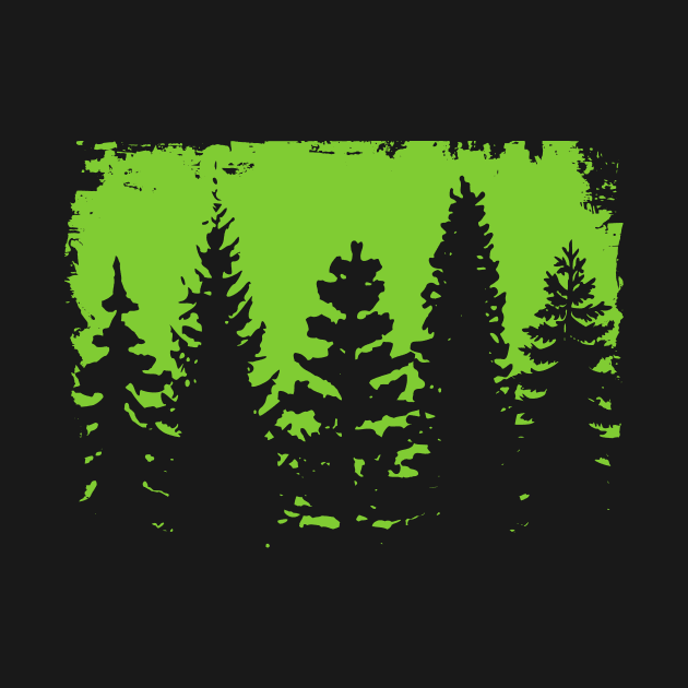 Forest silhouette by PallKris