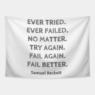 BECKETT QUOTE ABOUT FAILURE Tapestry