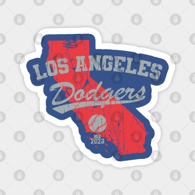 Los Angeles, California - Dodgers - 2023 Magnet by Nagorniak