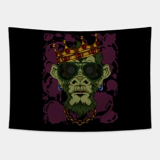 Fashion Monkey street art Tapestry