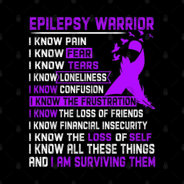 Epilepsy Awareness Support Epilepsy Warrior Gifts by ThePassion99