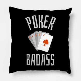 poker badass Pillow