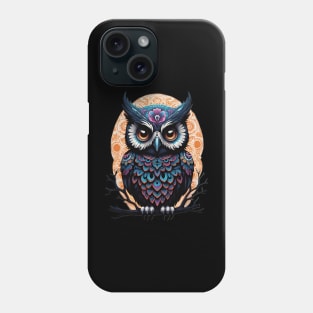 Owl Dia De Los Muertos Phone Case