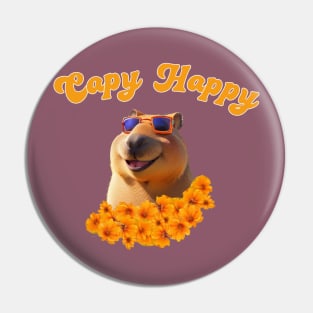 Lispe Capybara Capy Happy Pin