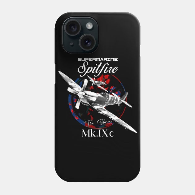 Supermarine Spitfire MK.IXc WW2 Fighter Plane Phone Case by aeroloversclothing