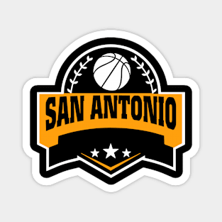 Personalized Basketball San Antonio Proud Name Vintage Beautiful Magnet