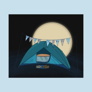 Camping Date Night Illustration T-Shirt