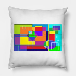 Rainbow Geo Pillow