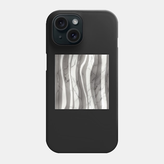 Luxurious White Marble Stone, model 3 Phone Case by Endless-Designs