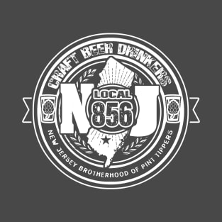 NJ CRAFT BEER DRINK LOCAL 856 T-Shirt