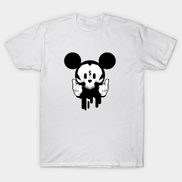 mickey mouse skull shirt