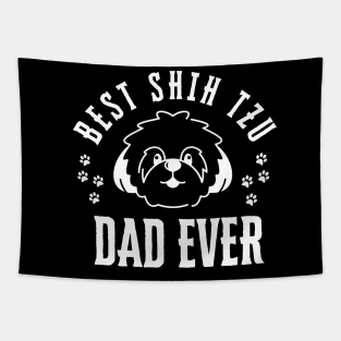 Best Shih Tzu Ever Funny Quote Vintage Tapestry