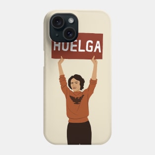 Dolores Huerta Labor Hero Illustration Phone Case