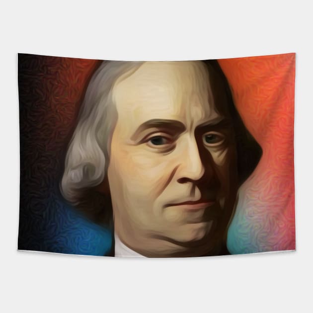 Samuel Adams Portrait | Samuel Adams Artwork Tapestry by JustLit