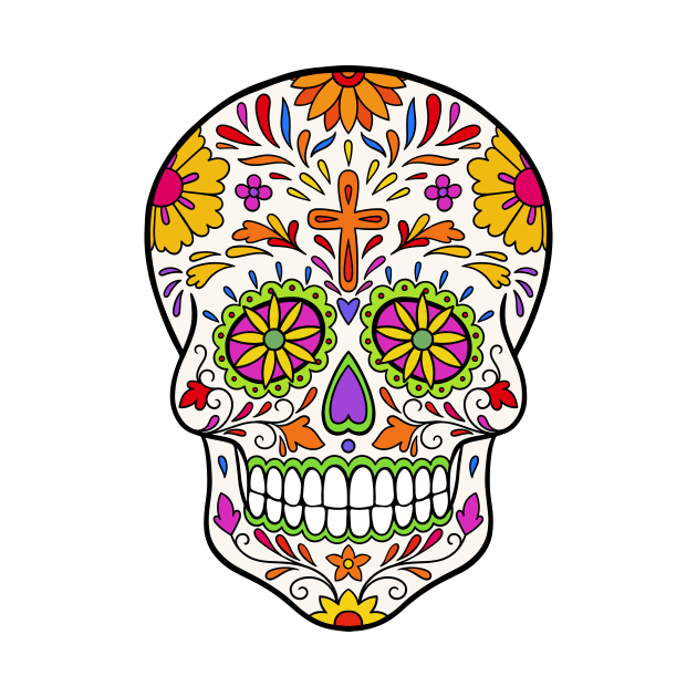 Sugar Skull Art by InshynaArt