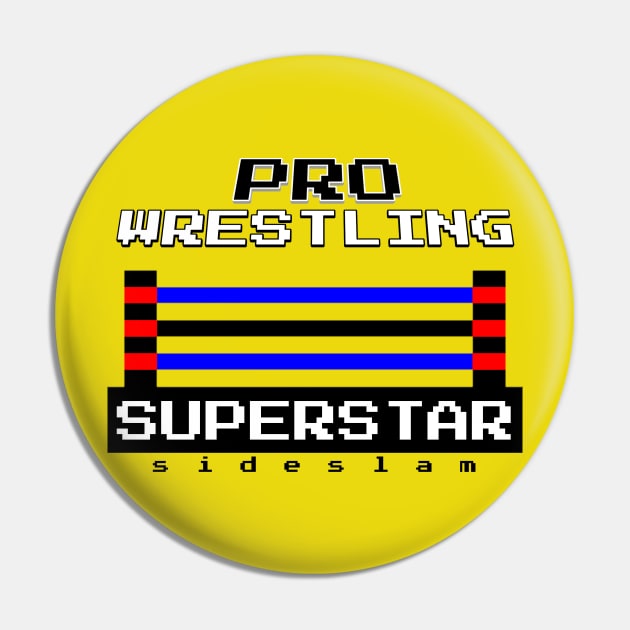 Pro Wrestling SS Pin by TankByDesign