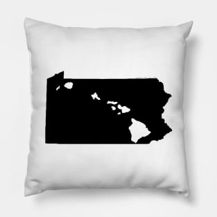 Pennsylvania and Hawai'i Roots by Hawaii Nei All Day Pillow